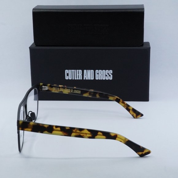 FINAL PRICE NEW CUTLER AND GROSS CGOP1366 003 MATTE BLACK EYEGLASSES - Picture 5 of 7
